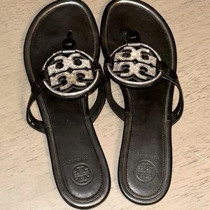 Authentic Tory Burch Miller pavé sandal